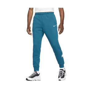 Nike กางเกงแอคทีฟผู้ชาย M NSW ทำซ้ำ FLC JGGR BB สีน้ำเงิน XXL สไตล์สำนักงานที่มีซิปและจีบตกแต่ง-100% ของแท้ - Product Image 1