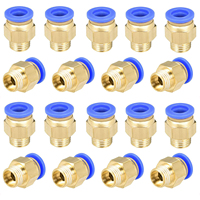 Raccords de tuyaux pneumatiques à Air de 4mm, 6mm, 8mm, 12mm, raccords pneumatiques à une touche
