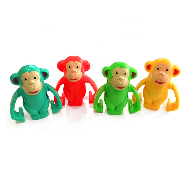 Мини симпатичная мультяшная ходячая обезьяна, заводные игрушки с заводным механизмом