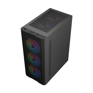 Chơi game PC trường hợp ATX giữa tháp Gamer Tủ OEM chơi game máy tính trong suốt trường hợp tháp với lưới Bảng điều khiển phía trước - Product Image 3