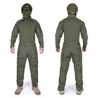 IDOGEAR G3 Uniforme Tactique en Tissu Tissé 50/50 Amélioré pour Homme, Camouflage, Uniforme d'Assaut Ranger BDU avec Genouillères, Type Frog Suit