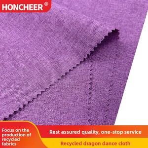 Tissu Oxford en polyester recyclé RPET teint cationique 600D avec revêtement PU, antistatique, moderne, pour sacs et tentes personnalisés pour filles (bouteilles de cola) - Product Image 2