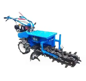 Small chain trenching machine agricultural trenching machine for sale