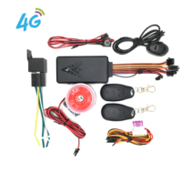 Traceur GPS 4G mondial avec sirène d'alarme, télécommande, dispositif de suivi GPS pour véhicule, localisateur pour voiture, protocole GT06, coupure moteur