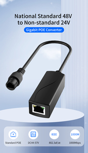 Convertisseur PoE 48V vers 24V étanche 1000 Mbps IEEE802.3af/at PoE actif pour caméra IP, pont réseau, haut-parleur - Product Image 4