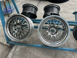Jantes forgées en deux parties <span class=keywords><strong>de</strong></span> style E88, finition Gunmetal usinée, jante à rayons vintage pour la modification <span class=keywords><strong>de</strong></span> véhicules JDM rétro - Product Image 2