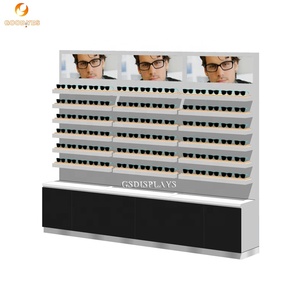 Kiosco de exhibición de gafas de sol moderno al por menor, respetuoso con el medio ambiente para unidad de gabinete de pared personalizada con <span class=keywords><strong>bonitas</strong></span> gafas de extremo superior para uso en tienda - Product Image 3