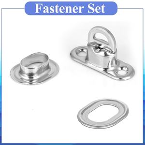 Büyük Boy Döner Kilitli Denizcilik Bağlantı Elemanları Kuşgözü Saplaması Metal Pirinç Çevre Dostu Anti-Montaj 11mm/8mm Oval Kanvas Çantalar - Product Image 2