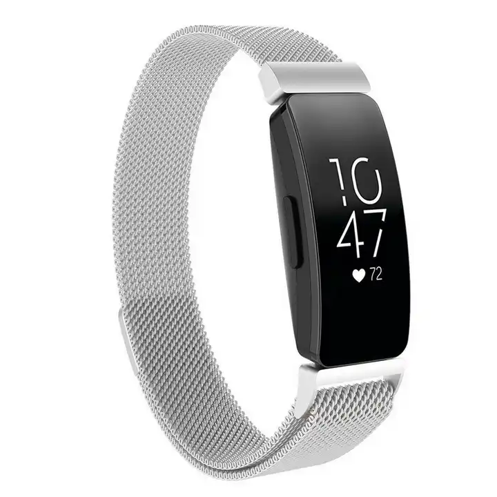 Metal Magnetic Watch Band Loop For Fitbit inspire 3 Replacement Strap  Bracelet