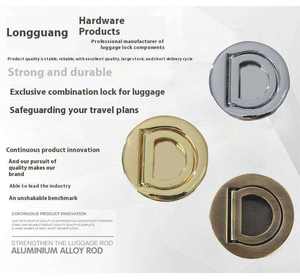 Puxador de Gaveta Circular Invisível de Zinco com Acabamento Dourado, Puxador Oculto para Móveis Tatami - Product Image 6