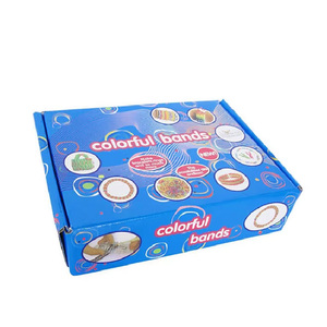 Boîte d'emballage en <span class=keywords><strong>carton</strong></span> ondulé gris, gaufrée couleur, pour vêtements, avec logo personnalisé, type coquille - Product Image 1