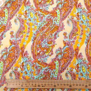 Haute qualité Paisley Design 100 coton tissu <span class=keywords><strong>imprimé</strong></span> coton tissu pour femmes femmes filles hommes garçons vêtements - Product Image 3
