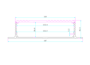 Custom 100*147*36mm Black Anodized Aluminum Heatsink Enclosure Extruded Project Box Case Housing - Product Image 6
