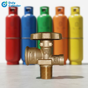 Vanne manuelle en laiton de haute qualité pour <span class=keywords><strong>bouteille</strong></span> de <span class=keywords><strong>gaz</strong></span> GPL avec soupape de sécurité pour réservoir de <span class=keywords><strong>gaz</strong></span> de cuisson - Product Image 2