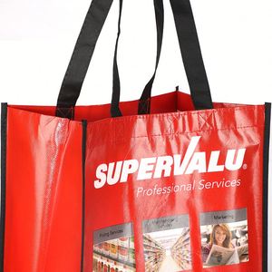 Sac de shopping non tissé laminé avec logo personnalisé - Product Image 3