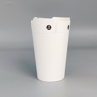 Bols à nouilles blancs avec logo personnalisé, bols alimentaires jetables, emballages écologiques à emporter, vente en gros