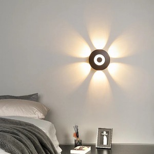 Lámpara de Pared Exterior LED Moderna, de Plástico ABS, Impermeable, para Jardín, Decoración de Edificios, Pasillos, Lámpara de Techo - Product Image 6