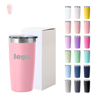 Gobelet isotherme personnalisé en acier inoxydable de 20 oz, thermos pour eau chaude, tasse à café isotherme, tasse à café de voyage réutilisable