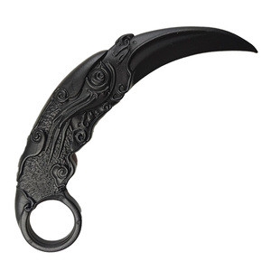 Karambit en plastique de 16,5 cm, type griffe d'aigle, accessoire d'arme de cosplay, construction entièrement en plastique - Product Image 5