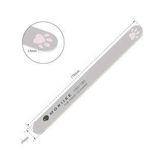 Profesyonel japon kağıt zımpara kurulu tırnak törpüsü Set akrilik çivi için 100/180 düz ahşap tırnak tamponu - Product Image 2