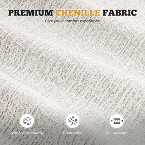 Sofá Cama Modular Moderno en Forma de L, Relleno de Esponja Chenille, Diseño Convertible, Duradero y Ecológico - Product Image 2