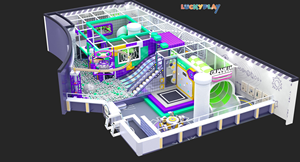 ศูนย์เครื่องเล่นในร่มขนาดเล็กพร้อมชุดอุปกรณ์สนามเด็กเล่นในร่มสำหรับเด็กเล่นในหลุมบอล - Product Image 3