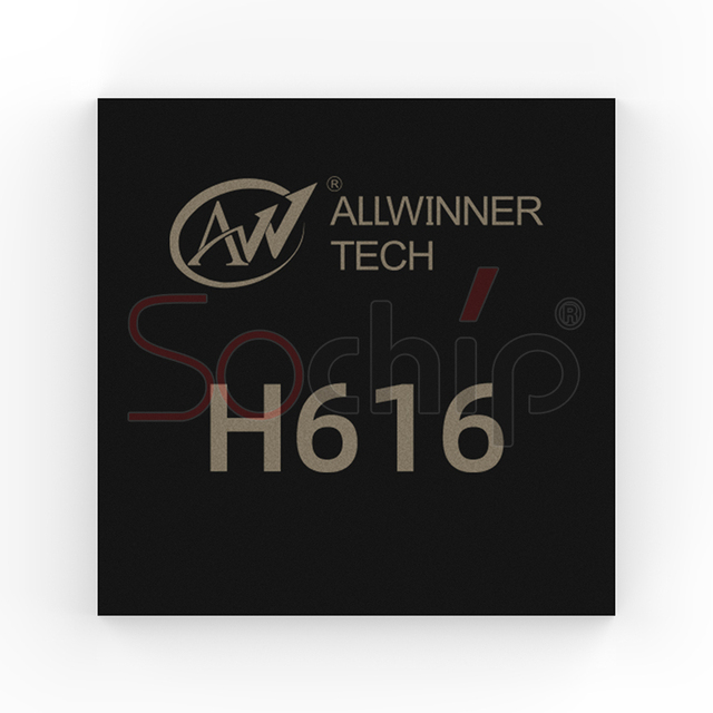 Original Allwinner H616 Drive IC Microcontroller for Cortex-A53 Quad-Core 1.5GHz SOC Supports 4K 60fps Linux/Android OTT Box