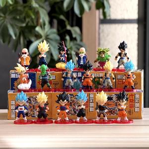 Boîte mystère de figurines en PVC, tendance anime, film et télévision, Goku, Gohan, <span class=keywords><strong>Vegeta</strong></span>, <span class=keywords><strong>Bulma</strong></span>, Piccolo, ensemble de jouets pour les jeunes - Product Image 4