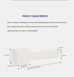 Lớn Hình Chữ Nhật Nhà Máy Nồi Lớn Sợi Thủy Tinh Hộp Trồng Ngoài Trời Xi Măng Vườn Không Thường Xuyên Thép Không Gỉ Chậu Hoa Cho Trồng - Product Image 6