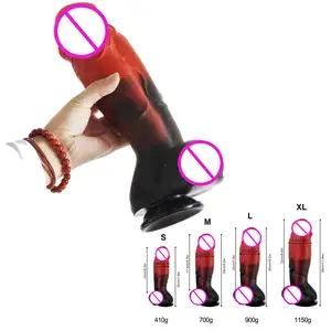 Drop Shipping Factory Wholesale Price XXXL Size Huge Dildo Realistic Penis Vagina Toy Strong Suction Cup For Women Couple