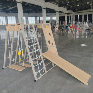 <span class=keywords><strong>2025</strong></span> mới 9-in-1 trong nhà sân chơi trẻ em đu leo thang Dây Cầu rừng phòng tập thể dục cho trẻ em - Product Image 6