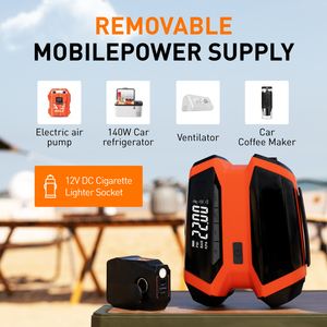 Gicle Pompe à air électrique rapide DC 12V <span class=keywords><strong>Gonfleur</strong></span> portable Support de <span class=keywords><strong>batterie</strong></span> amovible Accessoire pratique pour les planches à pagaie debout - Product Image 5