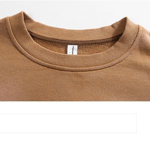 Wholesale Price Custom Street Loose-Fitting Long Sleeve Sport <strong>Hoodie</strong> With Printed <strong>Monogram</strong> in Solid Color - Product Image 5