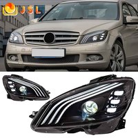 Ensemble de phares LED, phares automatiques, feux de jour LED pour modèles C-Class W204 2007-2010