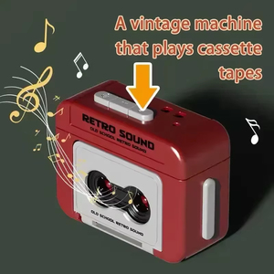 Mini Grabadora de Casete Retro con Llavero, Reproductor Portátil con Tres Canciones Chinas, Ideal para Regalo - Product Image 2