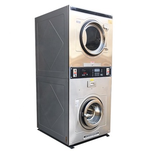 Haute qualité <span class=keywords><strong>8</strong></span> + <span class=keywords><strong>8</strong></span> <span class=keywords><strong>kg</strong></span> vapeur chauffage pièce laveuses sécheuses pour laverie en libre-service - Product Image 4