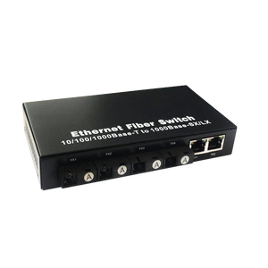 Convertidor de Medios de Fibra Óptica Gigabit Ethernet de Venta Caliente de Fábrica, Switch de 20KM 4SC + 2 RJ45, Convertidor de Medios de Red de Fibra Óptica - Product Image 5