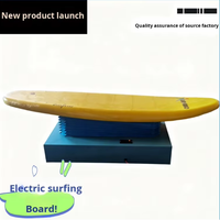Simulateur de surf électrique commercial - Manège interactif d'entraînement à l'équilibre