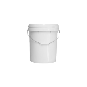 Secchio di Plastica Bianco Vuoto da 5 Galloni con Coperchio e Manico, Barile da 20 Litri, Vendita all'Ingrosso - Product Image 6