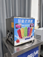 Automatische ijslollymachine, ijsstokjesmachine, commerciële machine voor snackapparatuur, machine voor verse melkijsjes