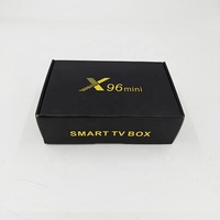 X96 mini Android TV BOX Support Film Vidéo Lecteur en ligne M3U 2GB 16GB Amlogic S905W Quad Core 2.4GHz WiFi Décodeur 1GB8GB