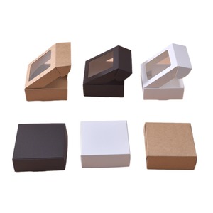 Tùy chỉnh kích thước kraft giấy máy bay hộp nến bao bì hộp <span class=keywords><strong>handmade</strong></span> xà phòng gấp vận chuyển sóng bưu phẩm hộp giấy bán buôn - Product Image 4