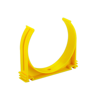 Clips de tuyau en plastique ABS multifonctionnels, conception ouverte et fermée, pour l'école, le parc, la salle de sport en plein air, accessoires de système de climatisation