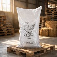 Sacs à semences de maïs durables de qualité supérieure 25kg/50kg/75kg/100kg en PP tissé, imperméables, laminés, imprimés en héliogravure, pliés, à simple couture