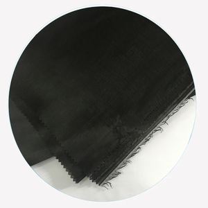 Doublure en <span class=keywords><strong>taffetas</strong></span> de tissu de polyester bon marché pour le fil noir de Pongi de vêtement teint - Product Image 4