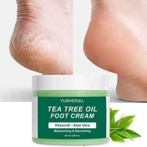 YURHERSU vente en gros de crème pour les pieds bio Peeling élimination des peaux mortes soin des pieds huile d'arbre à thé crème pour les pieds crème hydratante - Product Image 1