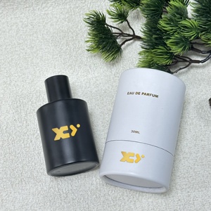30ml 50ml <span class=keywords><strong>100ml</strong></span> Matte đen vòng sang trọng Parfum bao bì chai Spray Atomizer chai nước hoa thủy tinh với nắp màu đen và hộp - Product Image 6