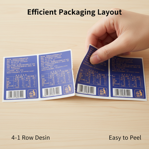 Custom-printed, high-quality, waterproof, self-adhesive food labels – suitable for snack tins and bagged food products - Product Image 5