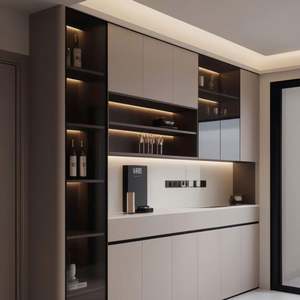 Customized Size Solid Wood <b>Sideboard</b> for Living Room and Restaurant Environmentally Protected Furniture - Product Image 3