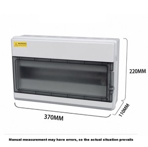 18 Way Custom HV Series IP65 Waterproof Distribution <b>Box</b> 4 to 36 Way Electrical Enclosure OEM Support Distribution <b>box</b> - Product Image 2